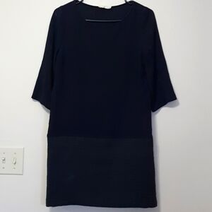 Ba&sh Blended Wool Cotton Midi Dress